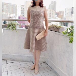 Tadashi Shoji - size 12- Elegant White Dress Lace